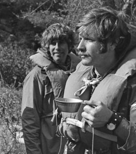 Dick Linford on the river