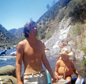 Larry Orman on the Stanislaus River in 1972