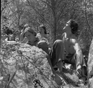 Alexander and others chained on the Stanislaus