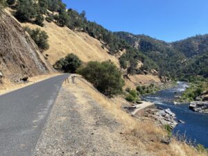 Camp Nine road and old rafting put in
